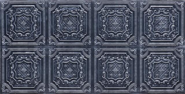 Epicure Dekoratif Karo Duvar Paneli Anthracite Argent