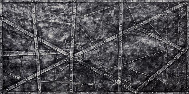ROOTZ ÇELİK-METAL DUVAR PANELİ Silver Black
